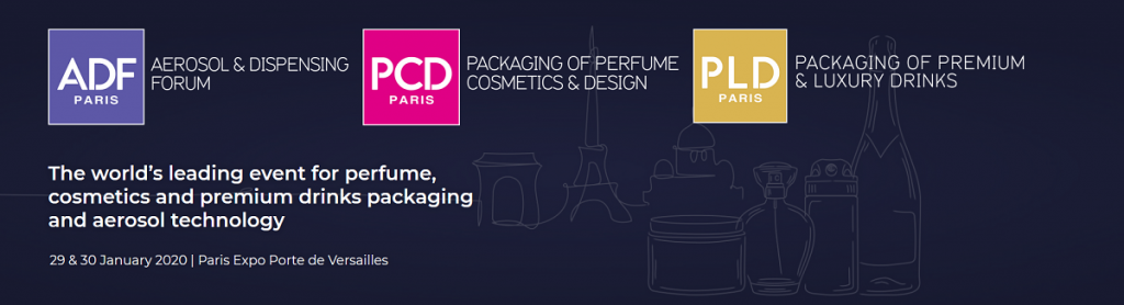 ADF&PCD and PLD, beauty, aerosol, dispensing, premium drinks packaging event