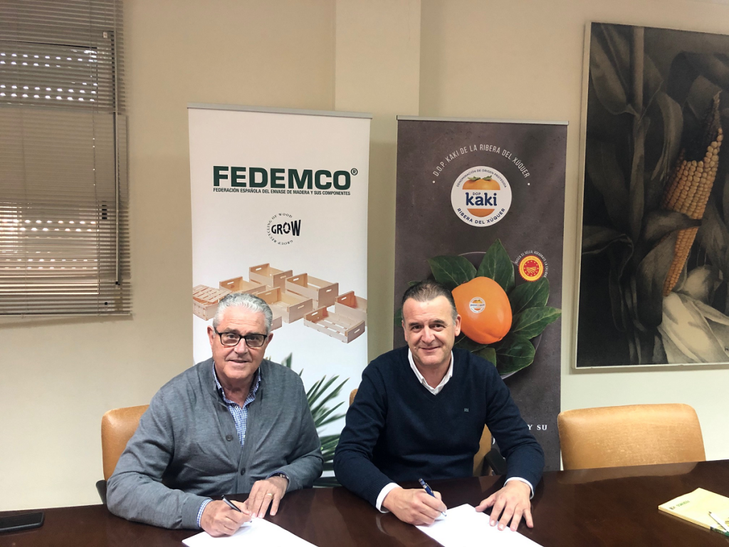 FEDEMCO y DOP KAKI Ribera del Xúquer firman un convenio de colaboración