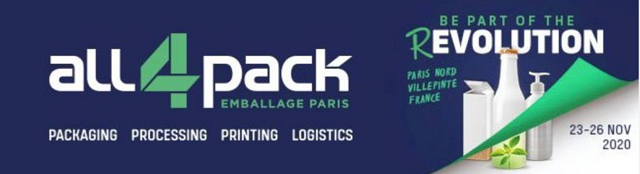 El salón ALL4PACK se reinventa, edición 2020, una nueva era para el packaging