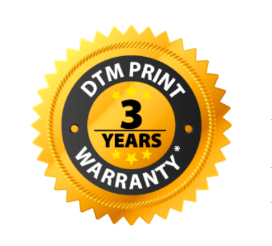 DTM Print ofrece una garantía de 3 años