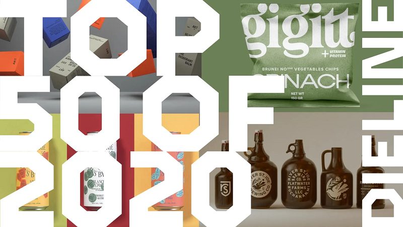 Dieline's Top 50 Package Designs of 2020.