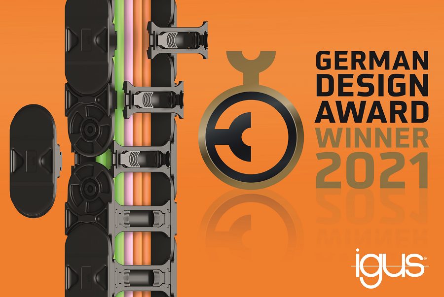 La cadena portacables E4Q de igus gana el premio German Design Award