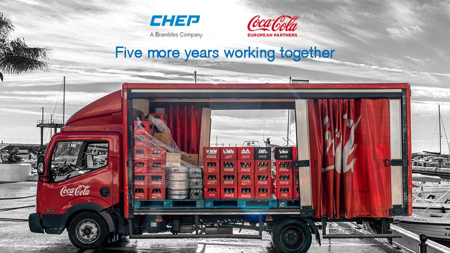 Coca-Cola European Partners renueva cinco años más su colaboración con CHEP