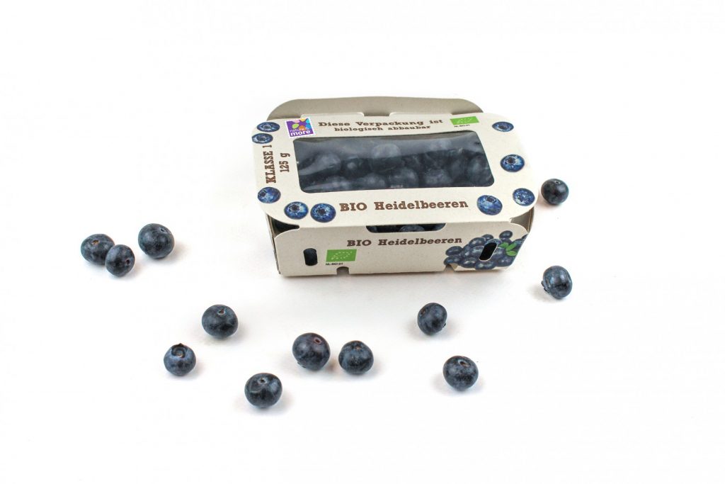 Eosta saves 500.000 plastic containers for organic blueberries