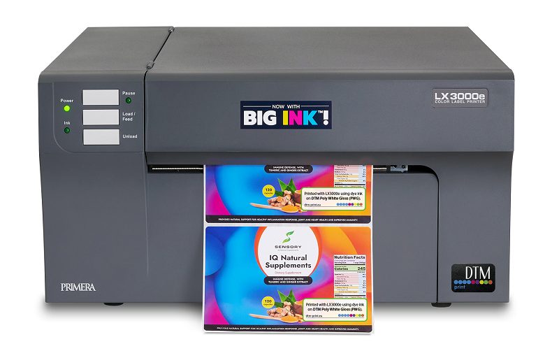 Nueva impresora de etiquetas a color LX3000e con 