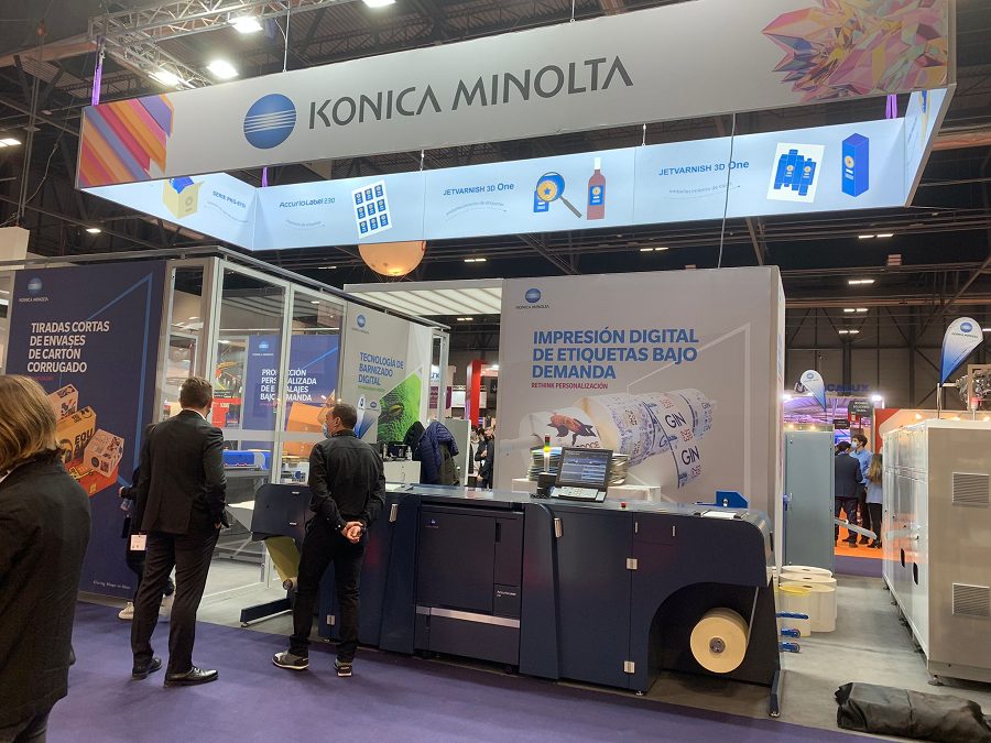 Konica Minolta despliega todo su potencial y presenta su maquinaria más innovadora en Empack 2021