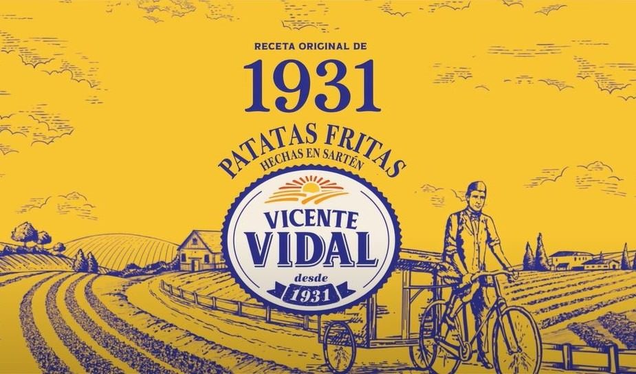 La marca de patatas fritas Vicente Vidal cumple 90 años