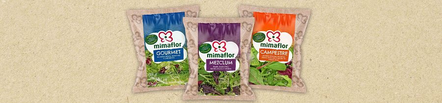 Primaflor, primera empresa del mercado en utilizar bolsas compostables libres de plástico para ensaladas de IV Gama