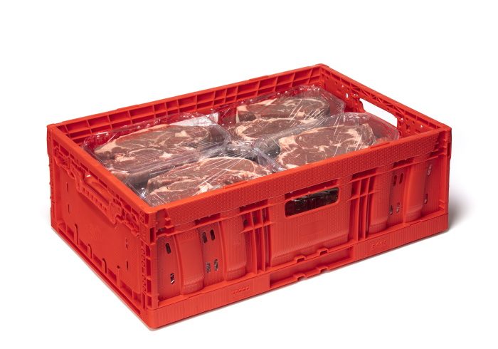 Tosca incorpora cajas plegables y reutilizables para carne a su oferta global de productos