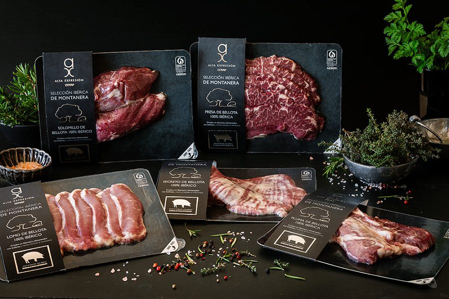 Alta Expresión COVAP lanza su selección ibérica de carnes de montanera en un nuevo envase más sostenible