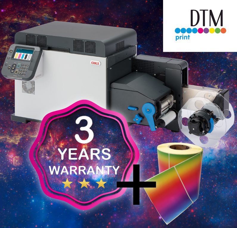 DTM Print añade un nuevo material para etiquetas con OKI Pro10