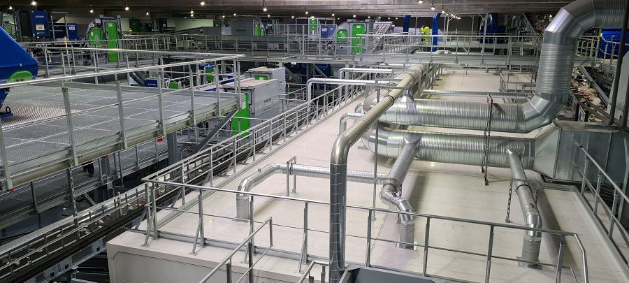STADLER diseña e instala para la empresa PreZero Recycling una vanguardista planta de clasificación de envases ligeros en Eitting, Alemania