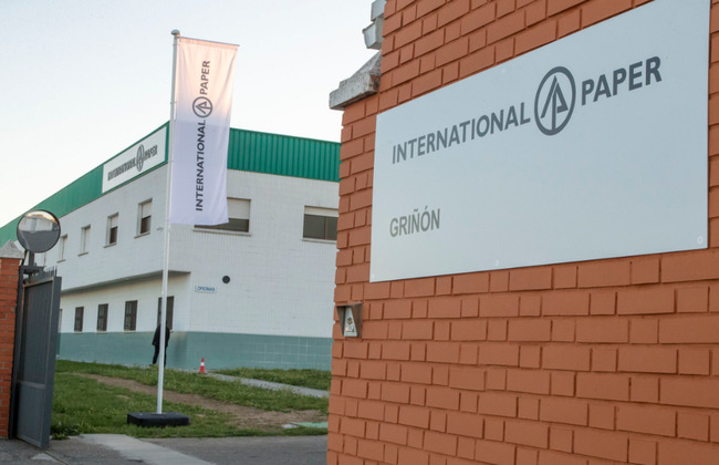 International Paper invierte 5 millones de euros en su planta de la localidad madrileña de Griñón
