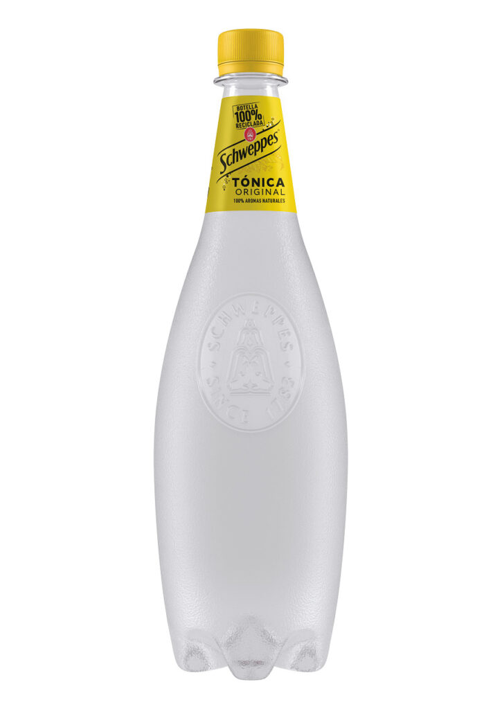 Suntory Beverage & Food Spain anuncia que todo el plástico de Schweppes® ya es 100% reciclado (rPET)