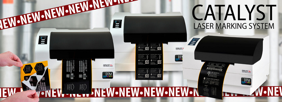 El nuevo sistema de marcado láser de etiquetas Catalyst® imprime y corta etiquetas muy duraderas