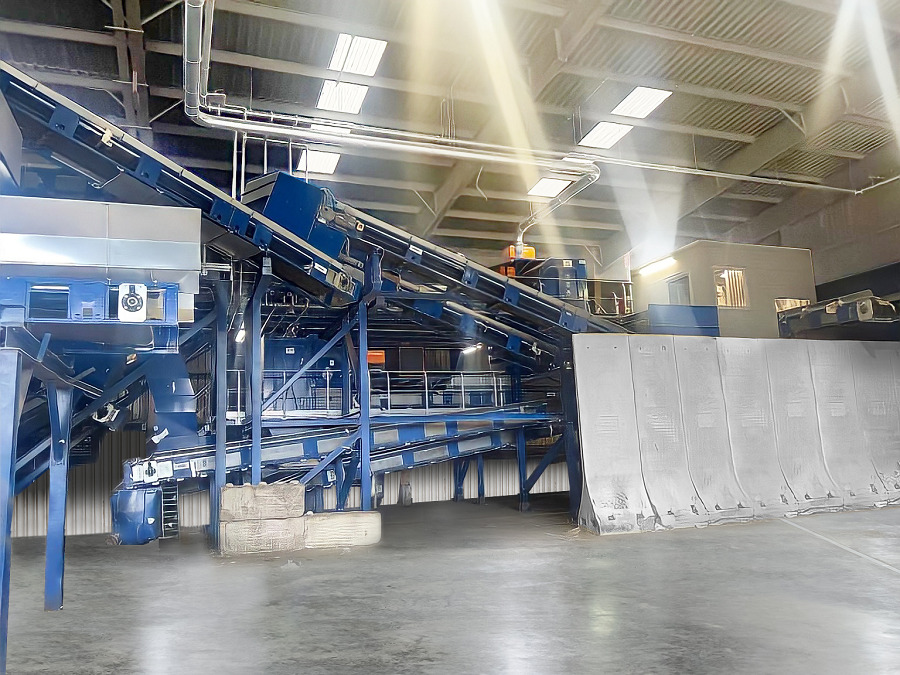 STADLER facilita la mejora continua de la planta de reciclaje de material mixto seco de J&B Recycling