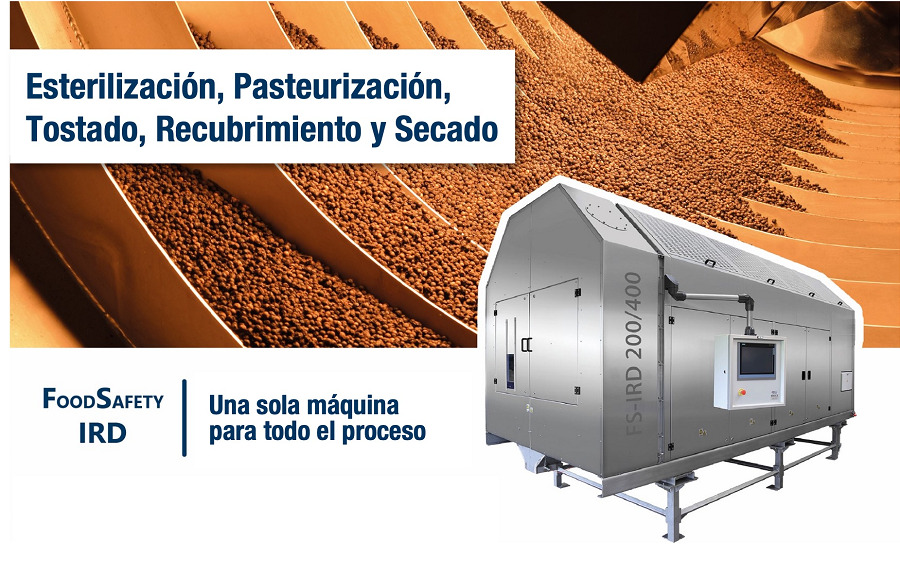 Con una sola máquina, la seguridad alimentaria de tus productos a granel está garantizada al 100%