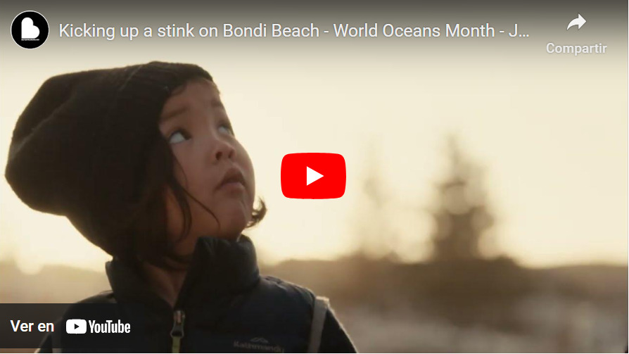 Kicking up a stink on Bondi Beach - World Oceans Month - June 2023