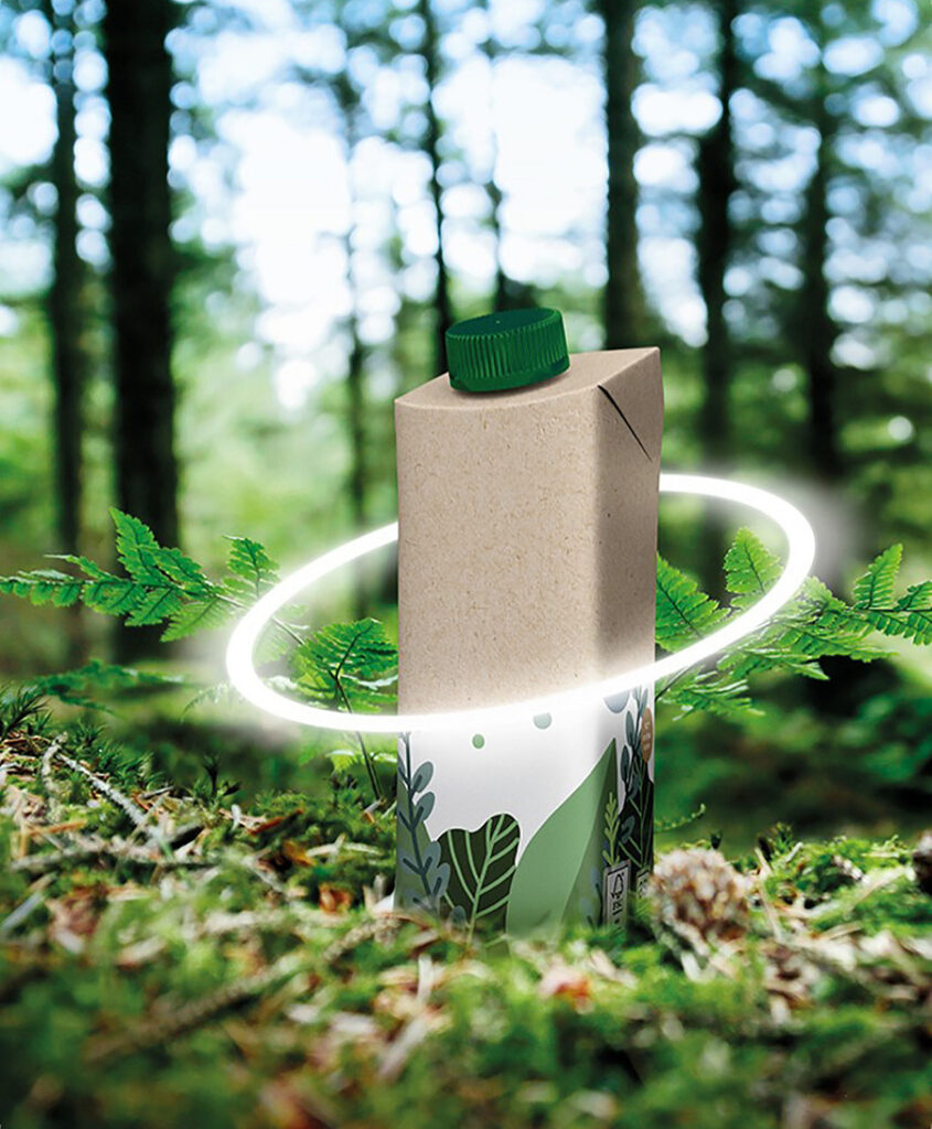 SIG se compromete a producir envases de cartón aséptico con un contenido de fibra cada vez mayor, superior al 90%, para entrar en el flujo de reciclado de papel