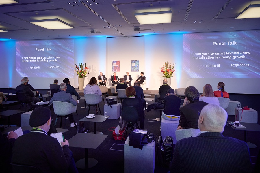 How digitalisation is driving growth: panel discussion on the future viability of the textile industry with reference to Techtextil and Texprocess 2024