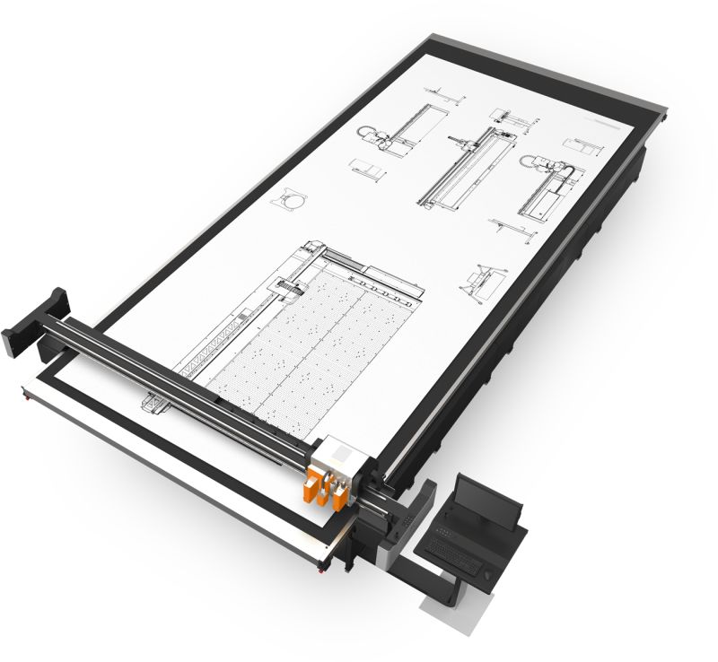 New Kongsberg C68 Exact sets exceptional new standards for precision in very large format drafting and cutting