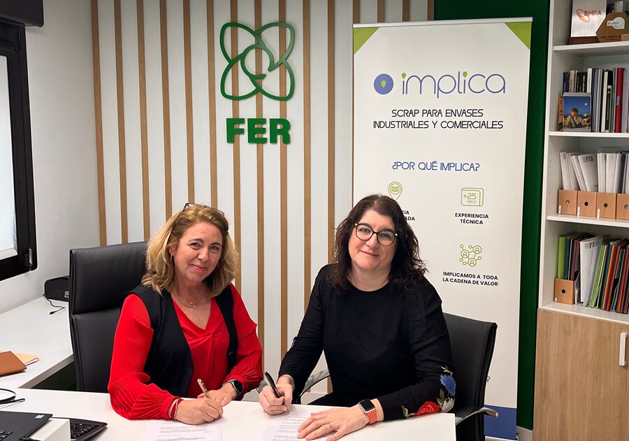 FER e IMPLICA firman un acuerdo de colaboración para la gestión de los envases industriales y comerciales