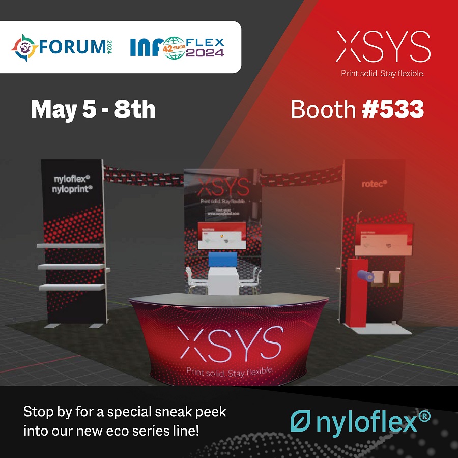 XSYS joins FORUM & INFOFLEX 2024 to showcase flexo solutions portfolio