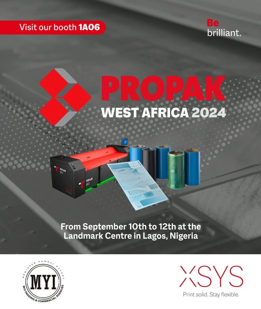 XSYS joins ProPak West Africa to showcase sustainable flexo prepress solutions