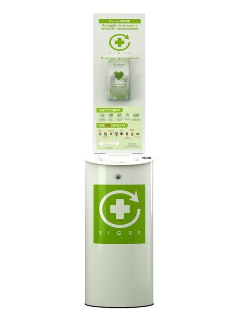 El Punto SIGRE de las farmacias contará con dos nuevas pegatinas informativas para mejorar el reciclaje de medicamentos