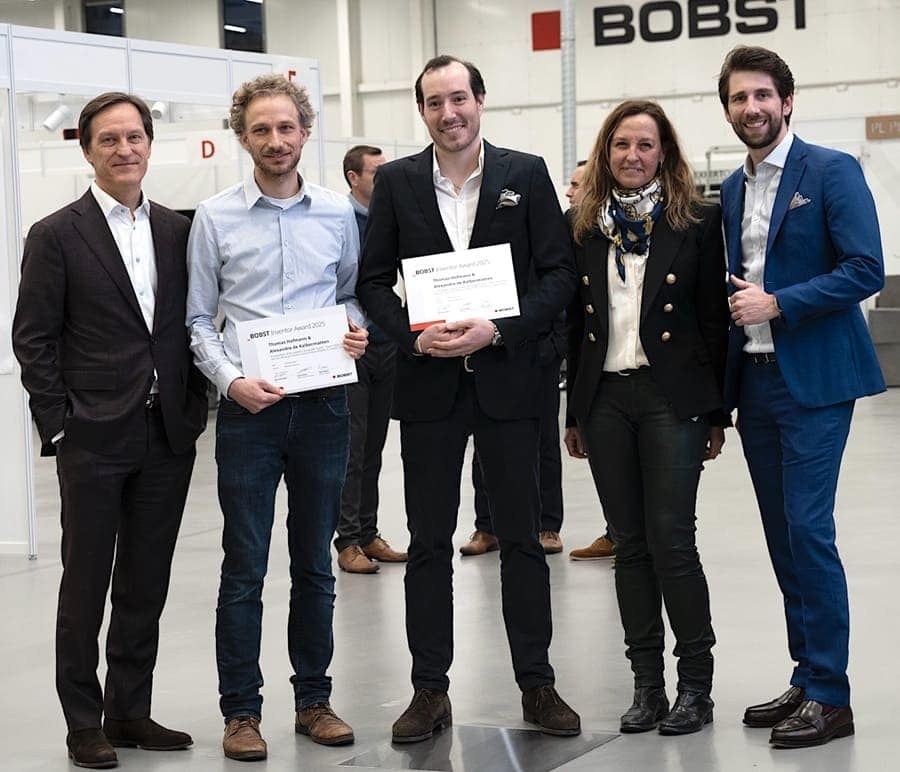 El Premio al Inventor de BOBST 2025 reconoce la iniciativa e innovación excepcionales del empleado