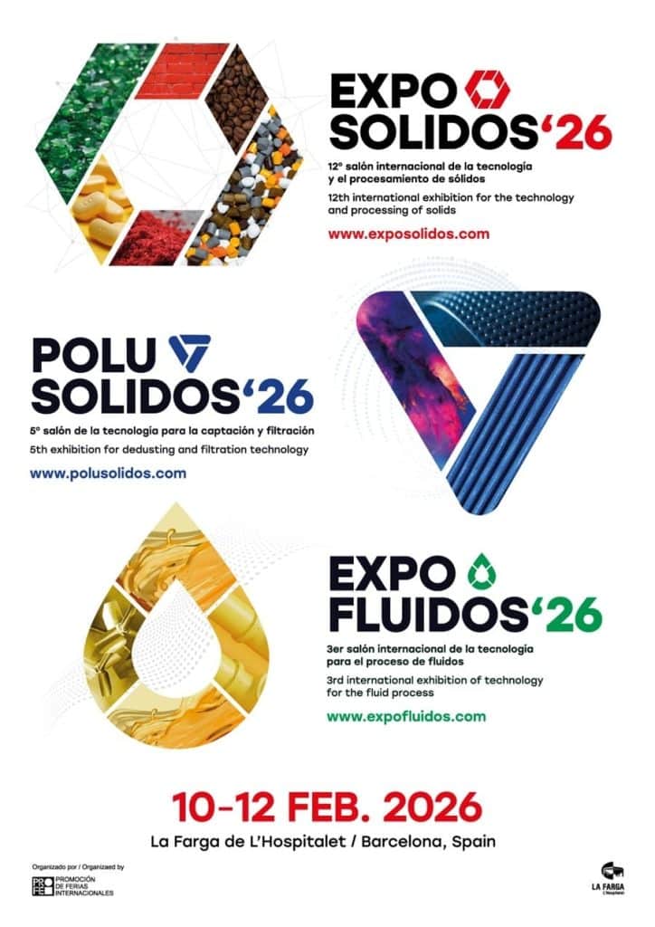 EXPOSOLIDOS 2026, POLUSOLIDOS 2026 y EXPOFLUIDOS 2026 se aplazan al 10-12 de febrero de 2026