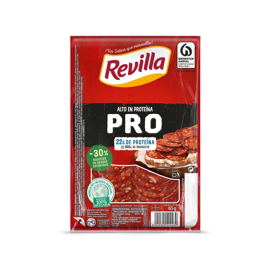 14-04-2025. Revilla presenta el primer chorizo alto en proteínas del mercado