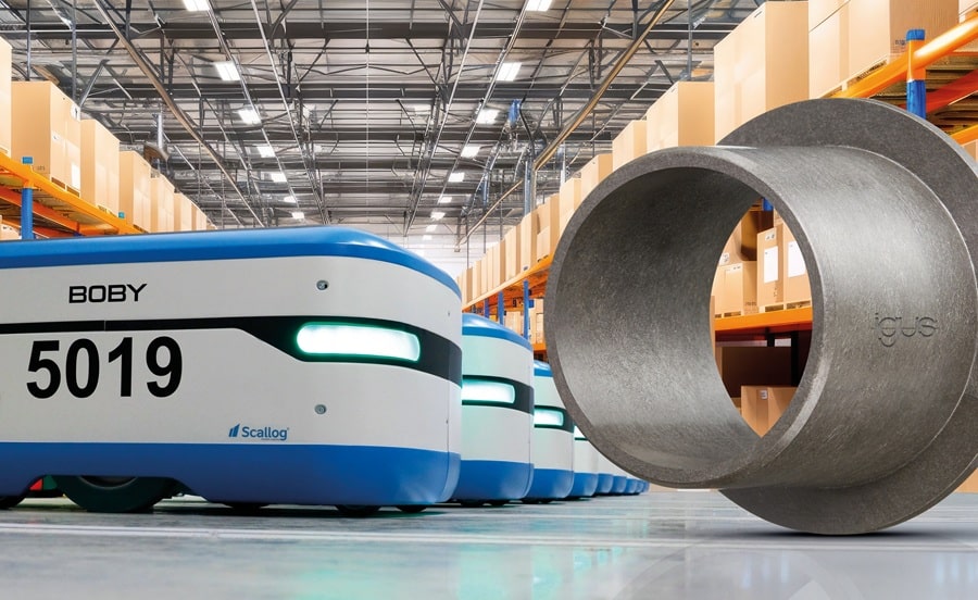 Boby, el robot que transporta estanterías de hasta 600 kg