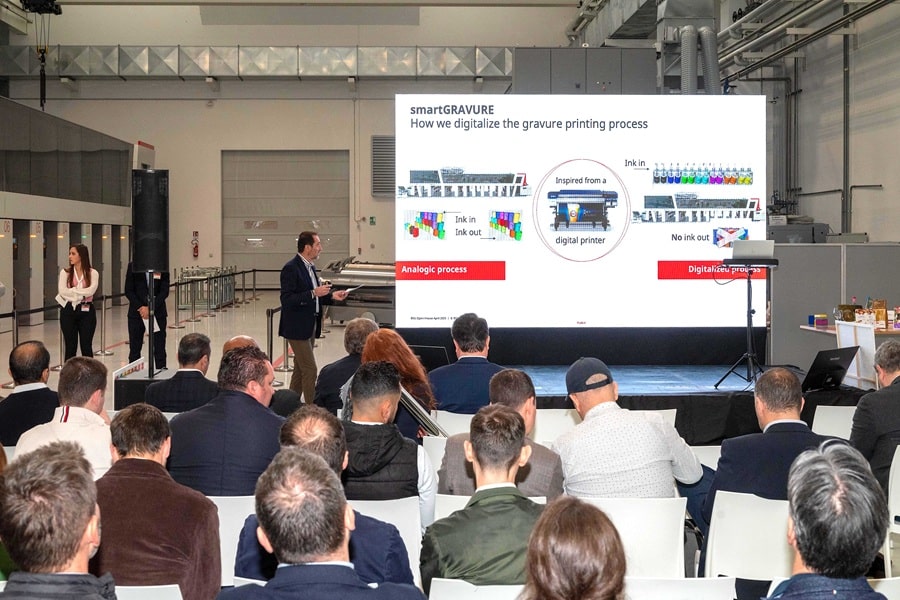 21-04-2025. BOBST. Davide Rosello presenting smartGRAVURE