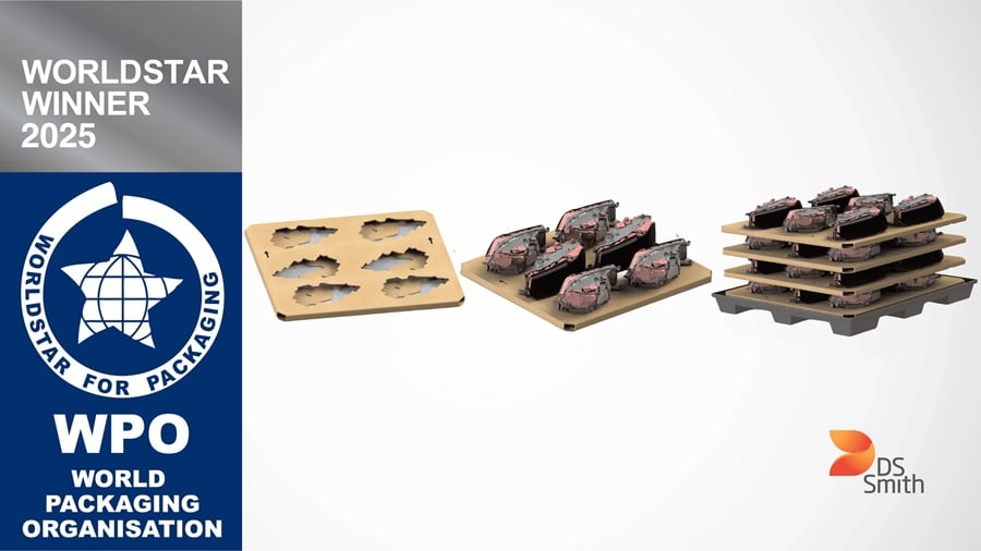 DS Smith gana tres premios Worldstar Global Packaging 2025 por innovaciones en embalajes sostenibles