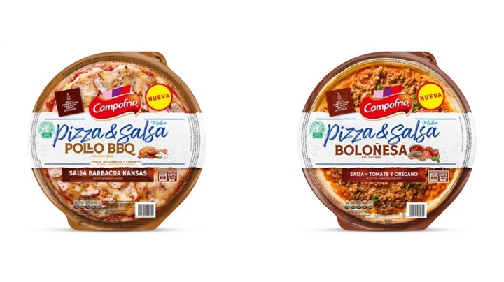 Campofrío amplía su gama Pizza&Salsa con envases que contienen un 80% de material reciclado