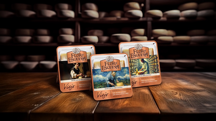 Little Buddha diseña tres envases para Flor de Esgueva que parecen salidos de un museo