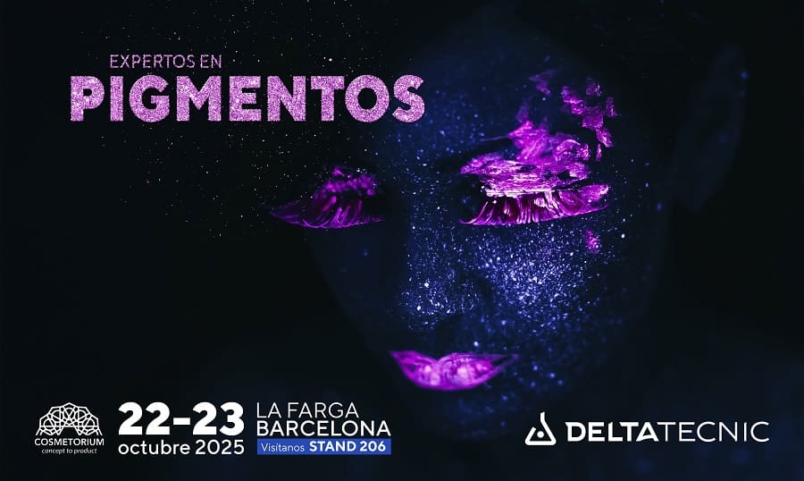 Delta Tecnic, especializada en distribución de pigmentos y aditivos para cosmética de lujo y dermocosmética, estará presente en Cosmetorium 2025 Barcelona.