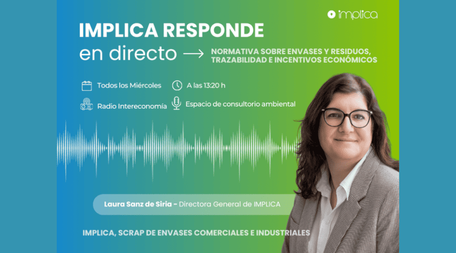 IMPLICA lanza “IMPLICA Responde”, un consultorio en Radio Intereconomía para informar y acompañar a las empresas sobre envases, RAP y PPWR con respuestas prácticas en directo.